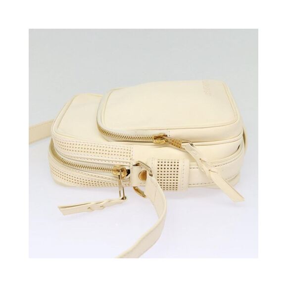Pre Loved Louis Vuitton Bequia Unisex White Shoulder Bags - Picture 4 of 8